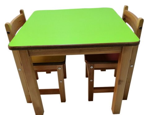 Square Wooden Mdf Table Set