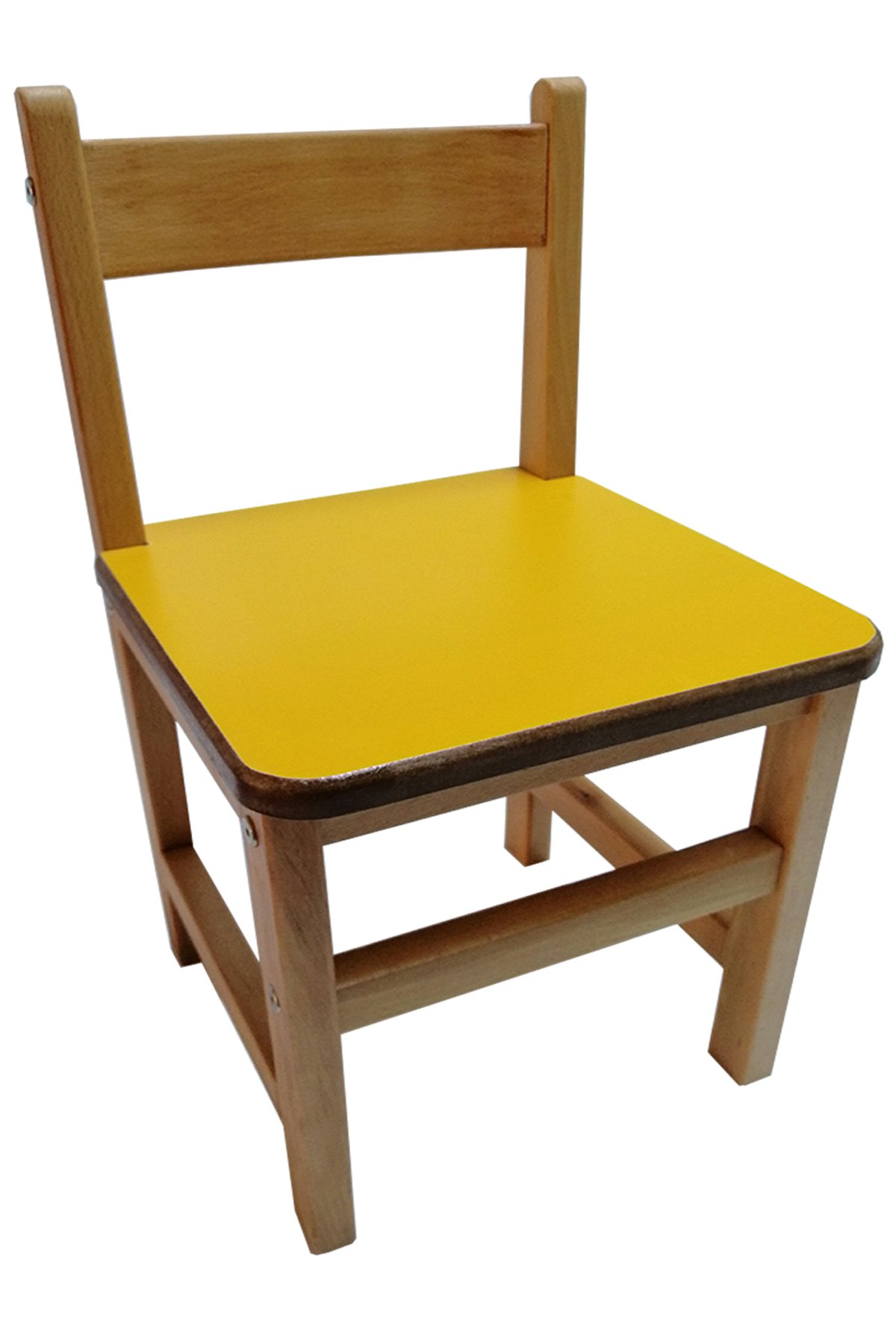 Wooden Mdf Chair Yellow