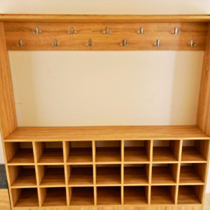 21-Compartment Kids Coat Rack