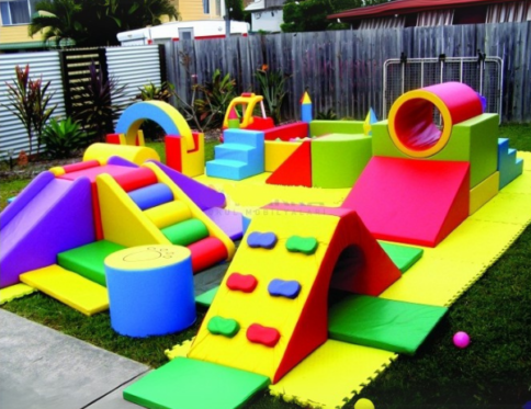 Sponge Parkour Play Set