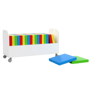 Square Floor Cushion Storage Stand