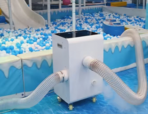 Compact & Intelligent Ocean Ball Cleaning Machine – Disinfection & Wash Integrated System