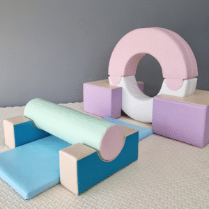 Lay Loy Modular Soft Play Set - Premium PU, Foam & Wood