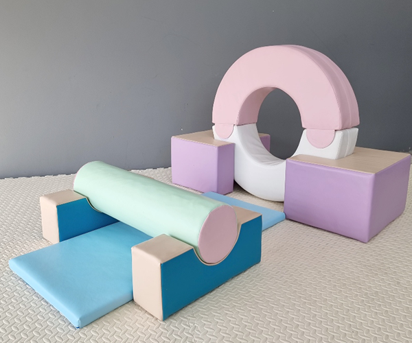 Lay Loy Modular Soft Play Set – Premium PU, Foam & Wood