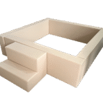 Square Ball Pit (Brown) – 1.5 x 1.5m / 5 x5 ft – Durable & Stylish Play Area