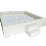 XL Soft Play Ball Pit (8ft x 8ft) with Integrated Stairs