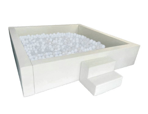 XL Soft Play Ball Pit (8ft x 8ft) with Integrated Stairs