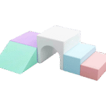 5-Piece Soft Play Set: Modular Climb & Crawl Activity Course