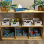 Montessori Preschool Five Section Shelves
