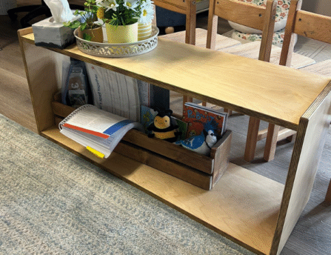 Montessori Toddler Shelf